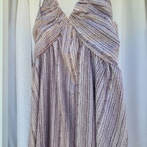 Elegant Patterned Maxi Dress